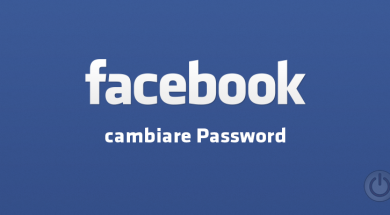 Cambiare password Facebook