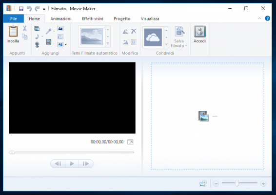 Ripristinare Movie Maker Windows 10