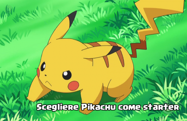 Scegliere Pikachu come starter in Pokemon GO