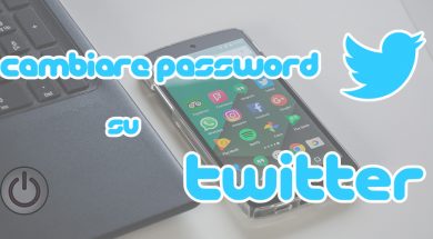 cambiare password twitter